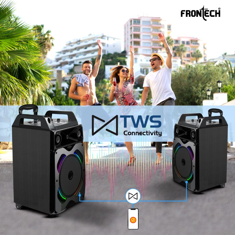 Frontech Smash Multimedia Wireless 60W Bluetooth 5.0 Trolley Speaker (SW-0175) Frontech Smash Multimedia Wireless 60W Bluetooth 5.0 Trolley Speaker (SW-0175)